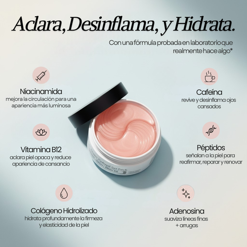 PEPTID-KOLLAGEN-HYDROGEL-REGENERATIVEN AUGENPATCHES (60 Stück)