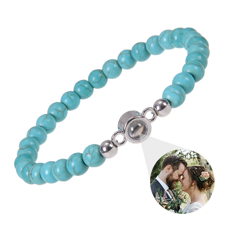 Personalized Circle Photo Bracelet