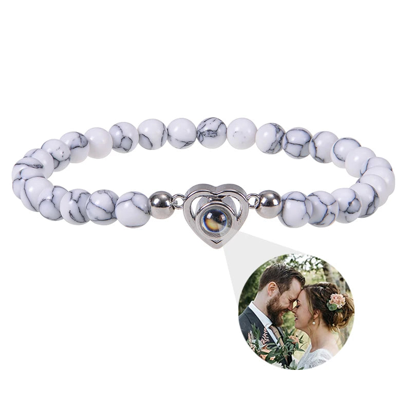 Personalized Circle Photo Bracelet