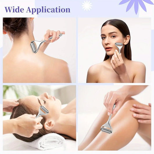 Neuester Ganzkörperroller aus Edelstahl, Eisroller, Beauty-Stick, Gesichts- und Augenmassagegerät, Straffungs- und Lifting-Massagegerät