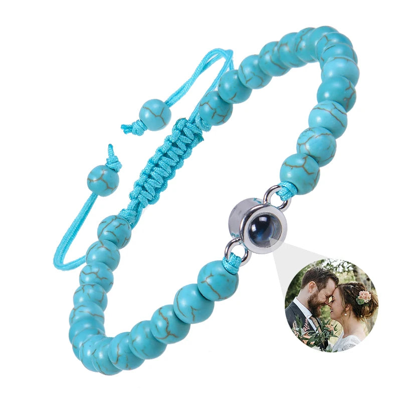 Personalized Circle Photo Bracelet