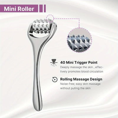 Neuester Ganzkörperroller aus Edelstahl, Eisroller, Beauty-Stick, Gesichts- und Augenmassagegerät, Straffungs- und Lifting-Massagegerät