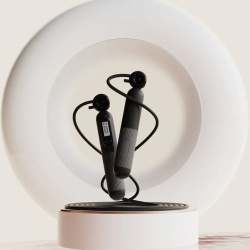 Springseil mit verstellbarem Kalorienzähler – Kaloriensparend für Fitness, Training und Gewichtsabnahme – Stahlseil für Heimtraining