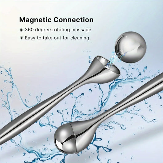 Neuester Ganzkörperroller aus Edelstahl, Eisroller, Beauty-Stick, Gesichts- und Augenmassagegerät, Straffungs- und Lifting-Massagegerät