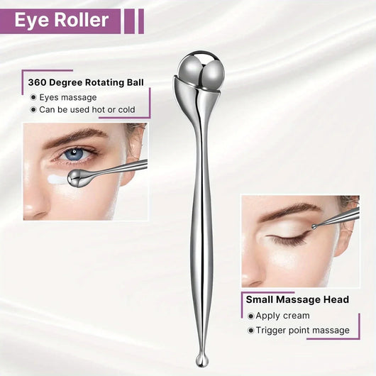 Neuester Ganzkörperroller aus Edelstahl, Eisroller, Beauty-Stick, Gesichts- und Augenmassagegerät, Straffungs- und Lifting-Massagegerät