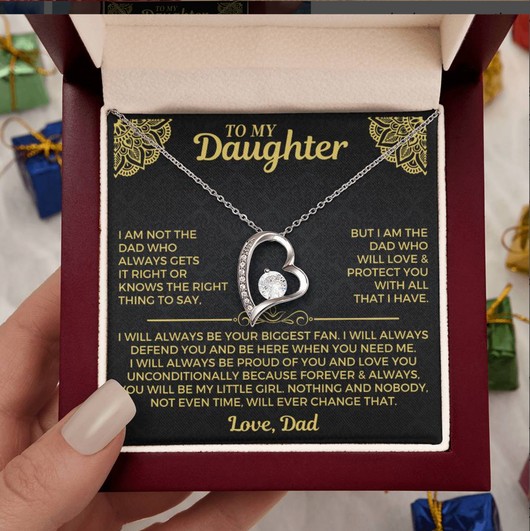 An meine Tochter – In Liebe, Papa – Wunderschöne Geschenkbox
