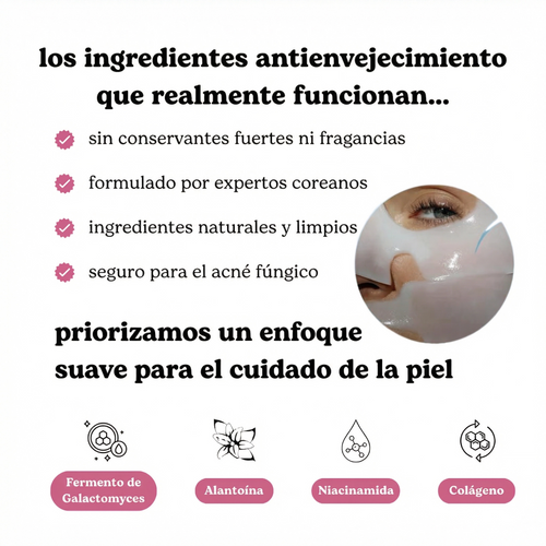 Bio-Collagen Real Deep Mask Nahrungsergänzungsmittel, Kollagen, Feuchtigkeitsspendende Hydrogelmaske für die Nacht, Verbessert die Elastizität, Porenverfeinernd, Straffend